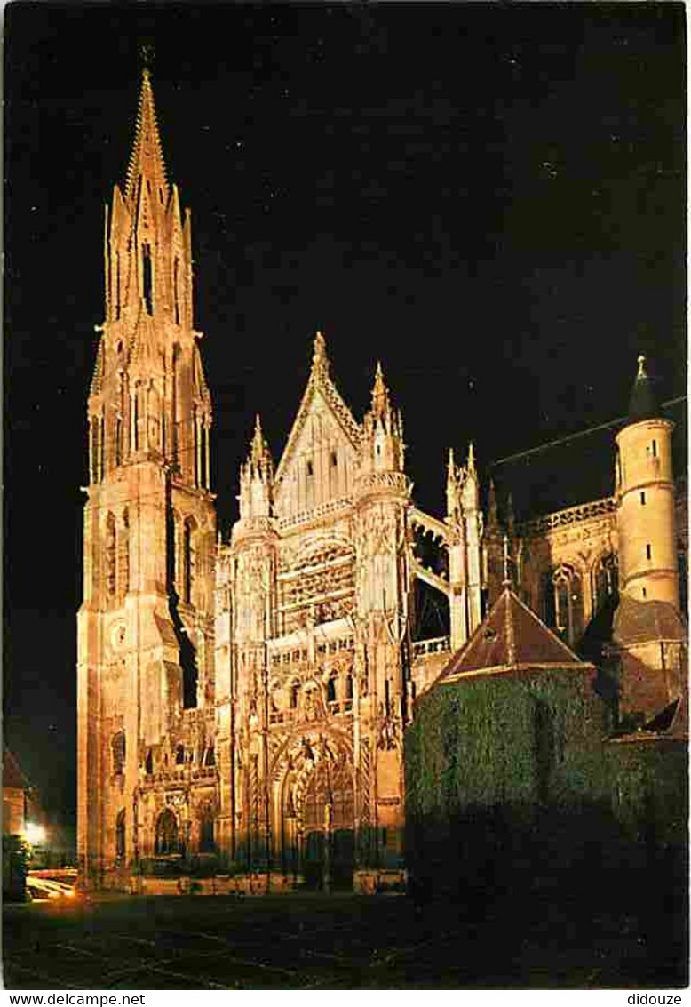 60 - Senlis - La Cathédrale Notre Dame - Vue De Nuit - Carte Neuve - CPM - Voir Scans Recto-Verso - Senlis