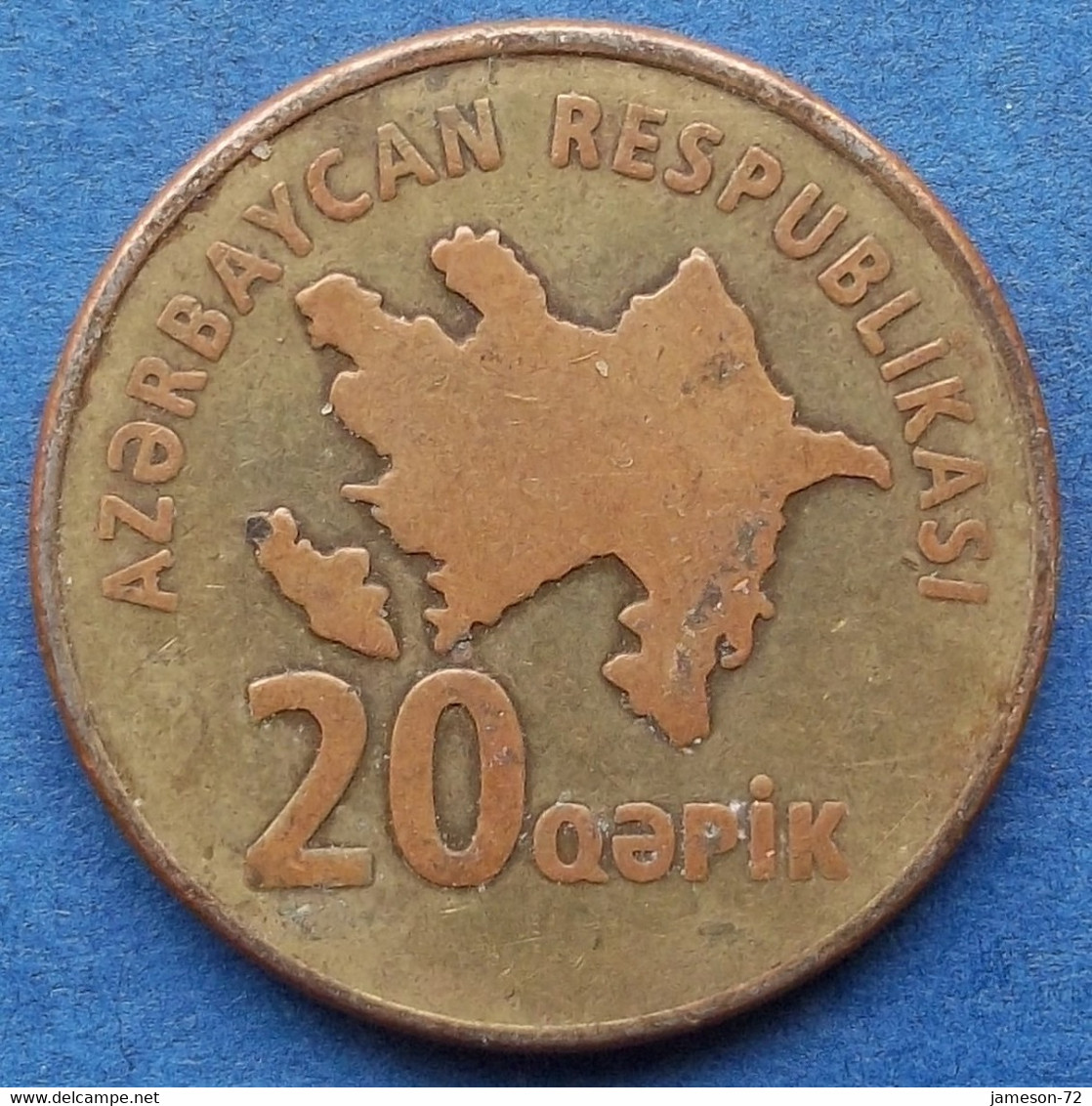 AZERBAIJAN - 20 Qapik ND (2006) "spiral Staircase" KM# 43 - Edelweiss Coins - Azerbaïjan