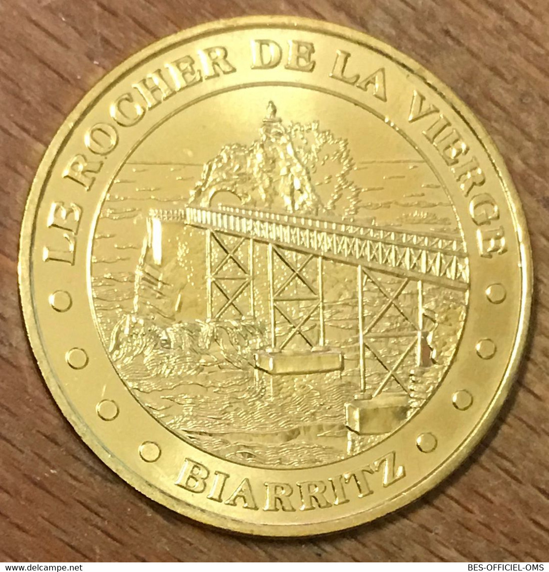 64 BIARRITZ LE ROCHER DE LA VIERGE MDP 2019 MÉDAILLE SOUVENIR MONNAIE DE PARIS JETON TOURISTIQUE MEDALS COINS TOKENS - 2019