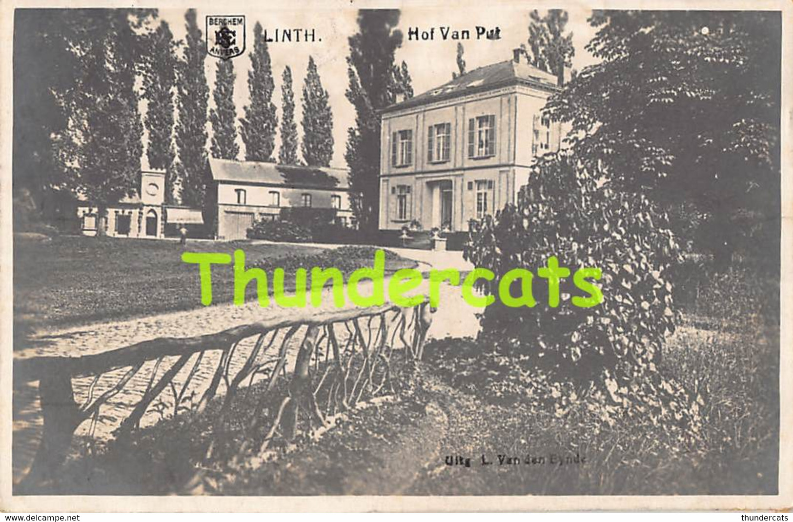 CPA  LINT LINTH HOF VAN PUT FOTOKAART CARTE DE PHOTO - Lint