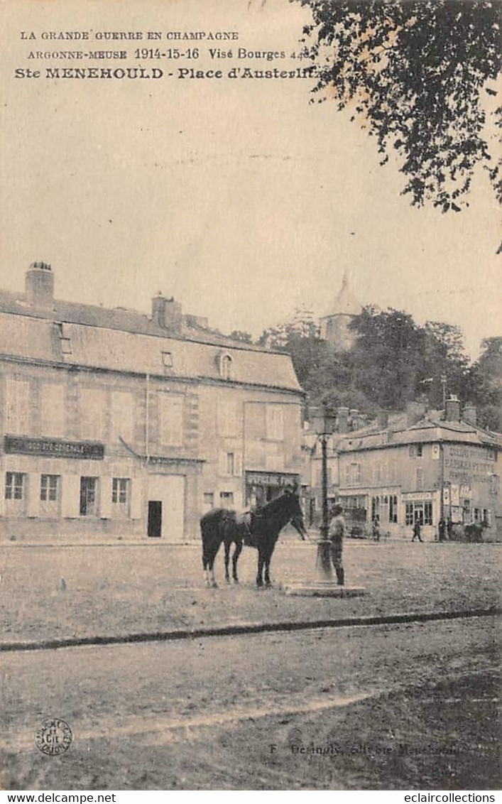 Ste Menehould           51          Place D'Austerlitz - Société Générale  -       (voir Scan) - Sainte-Menehould