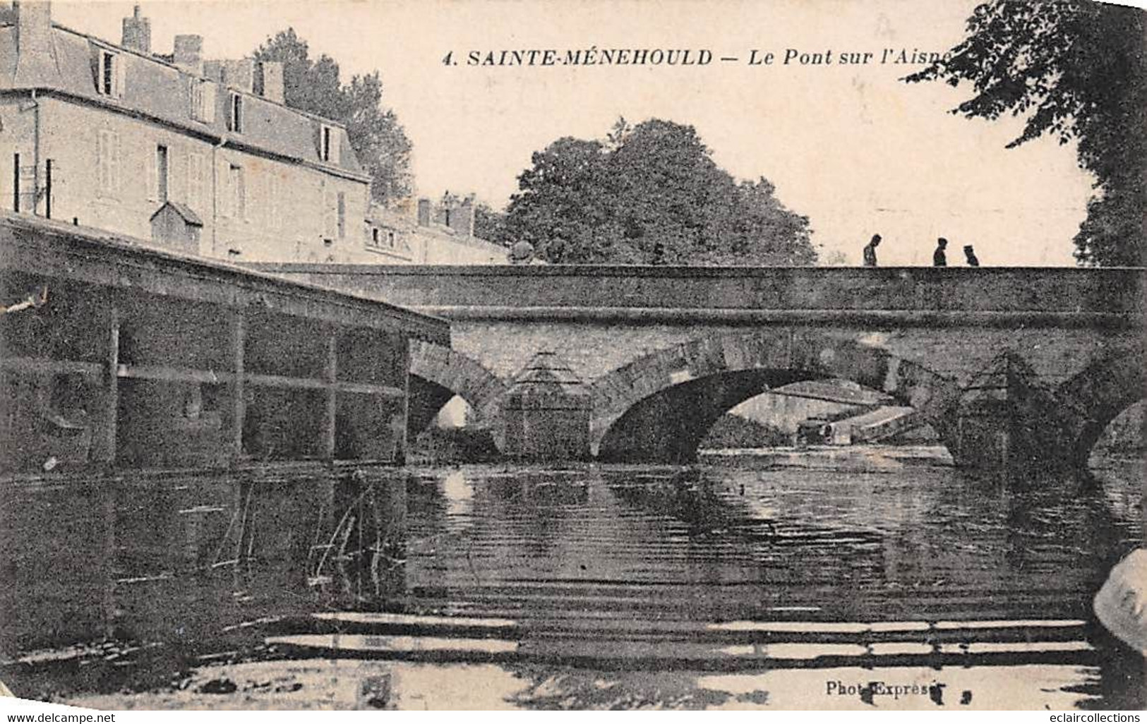 Ste Menehould           51         Le Pont Sur L'Aisne       (voir Scan) - Sainte-Menehould