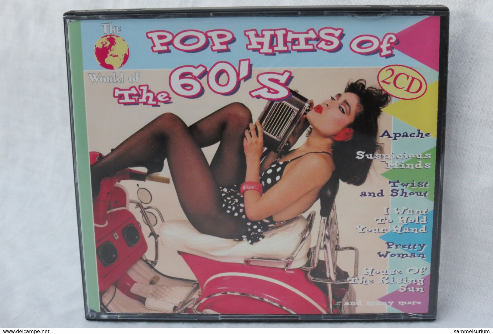2 CDs "The World Of Pop Hits Of The 60's" Div. Interpreten - Hit-Compilations