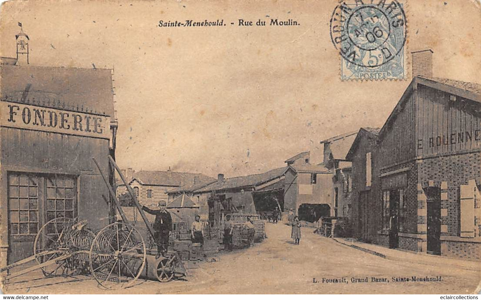 Ste Menehould           51          Rue Du Moulin   Fonderie Et Machines Agricoles        (voir Scan) - Sainte-Menehould