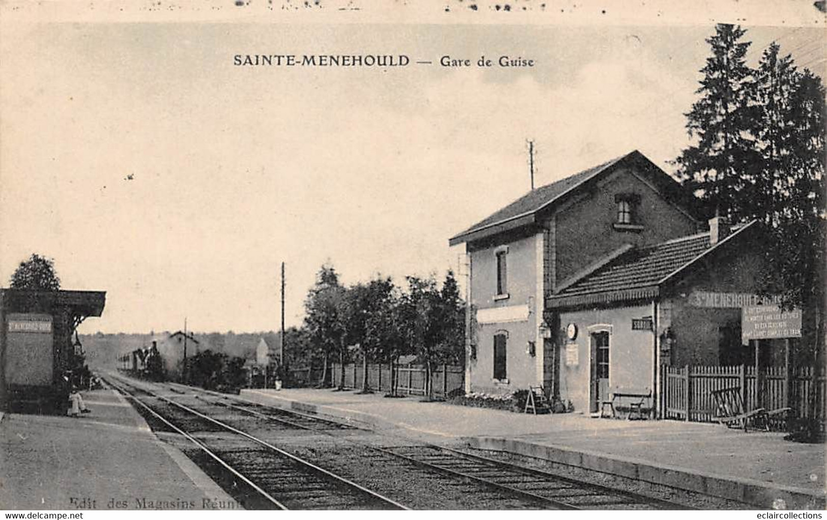 Ste Menehould           51            Intérieur De La Gare De Guise                (voir Scan) - Sainte-Menehould