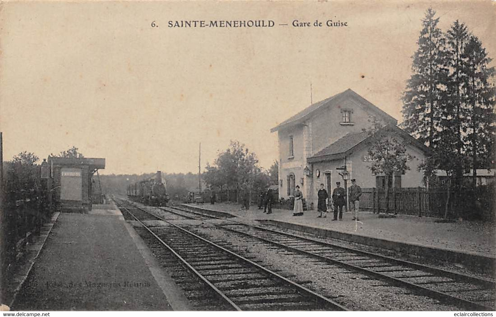 Ste Menehould           51            Intérieur De La Gare De Guise         N°  2102        (voir Scan) - Sainte-Menehould