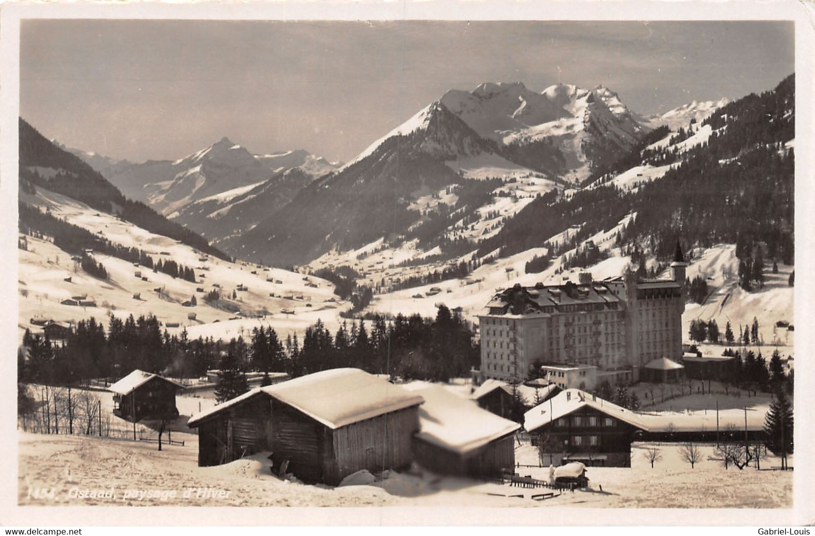 Gstaad Paysage D'hiver - Gstaad