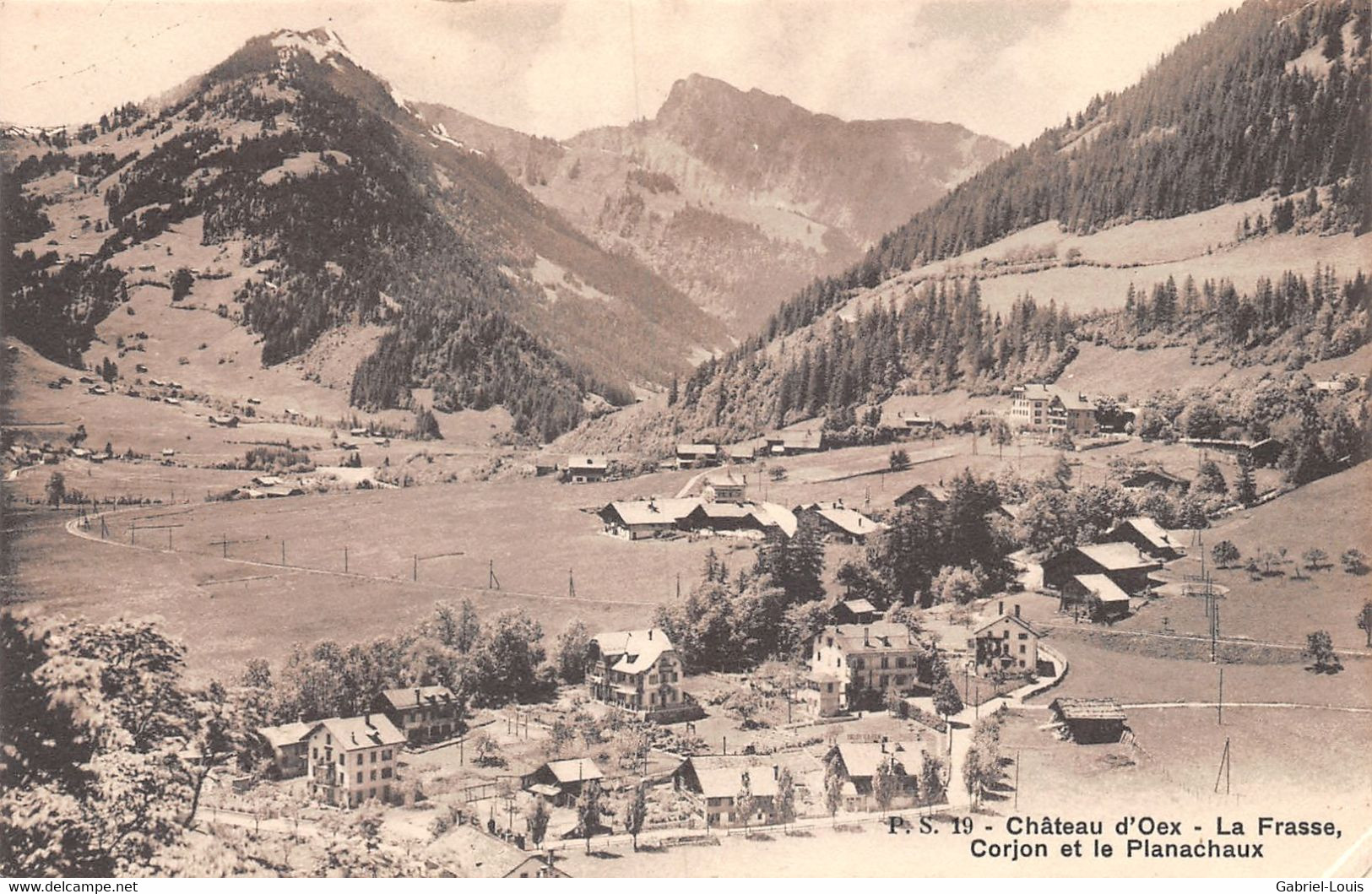 Château-d'Oex La Frasse Corjon Et Le Planachaux - La Chaux