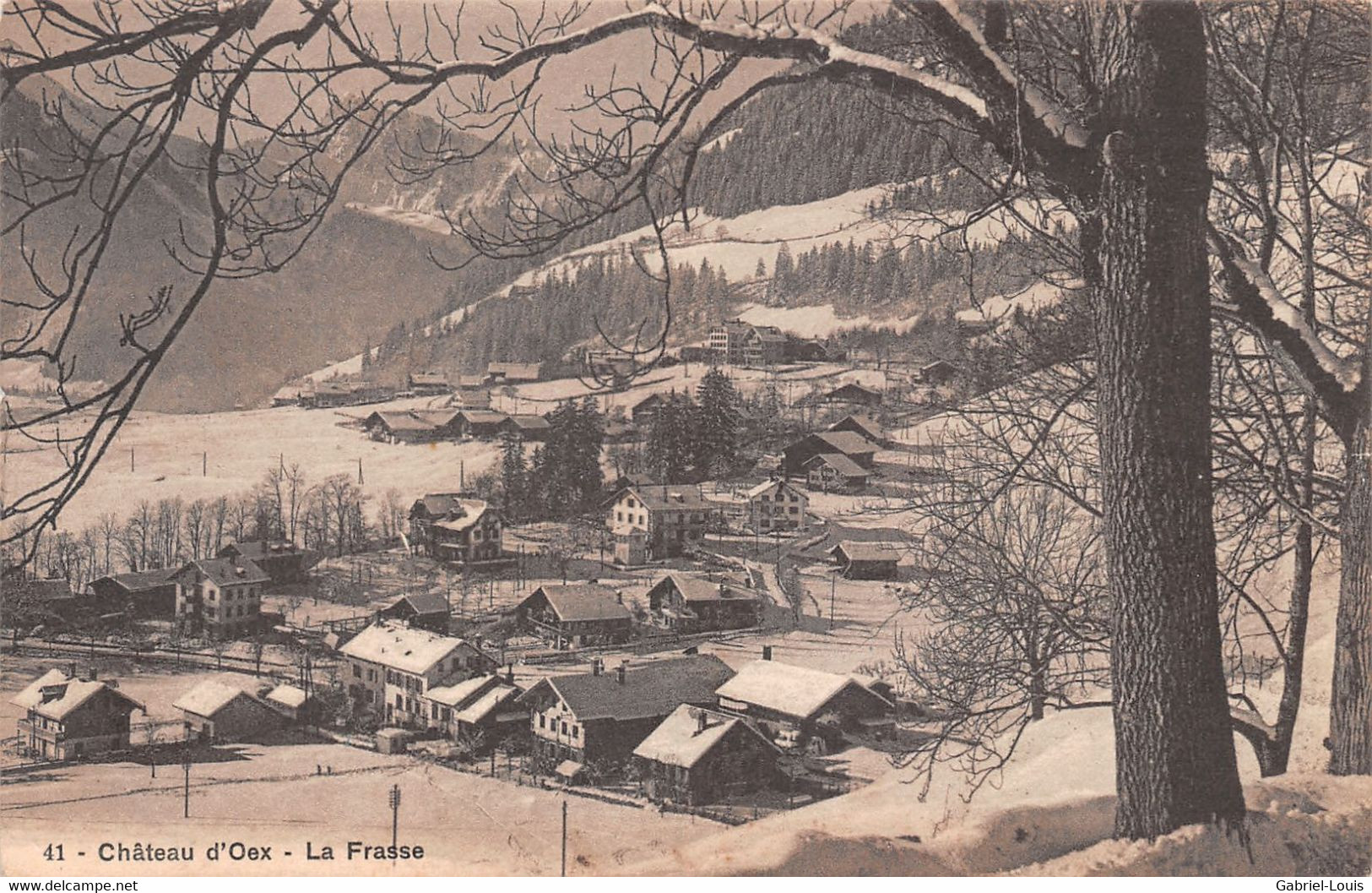 Château-d'Oex La Frasse Corjon Et Le Planachaux - La Chaux