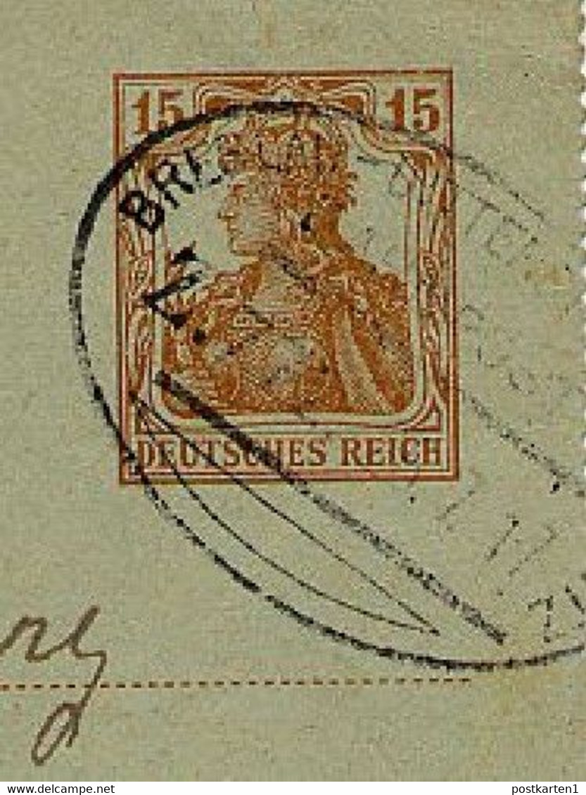 DR K16 Kartenbrief BAHNPOST Breslau-Dittersdorf 1917  Kat. 20,00 € - Sonstige & Ohne Zuordnung