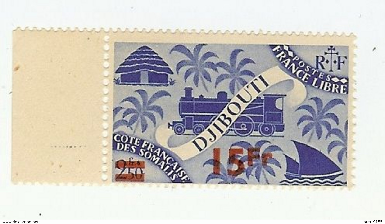 DJIBOUTI FRANCE LIBRE SERIE NEUVE COMPLETE AVEC ET SANS SURCHARGE. Voir Les 4 Scans - Unused Stamps