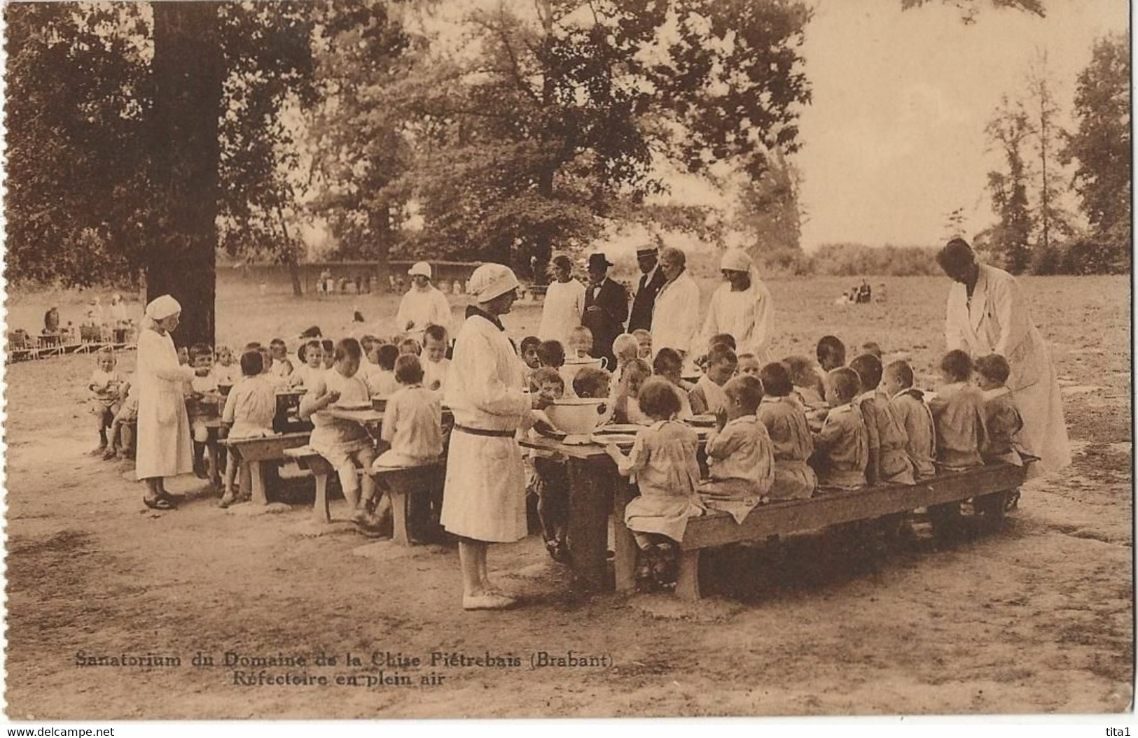 20 - Sanatorium Du Domaine De La Chise - Piétrebais - Réfectoire En Plein Air - Incourt