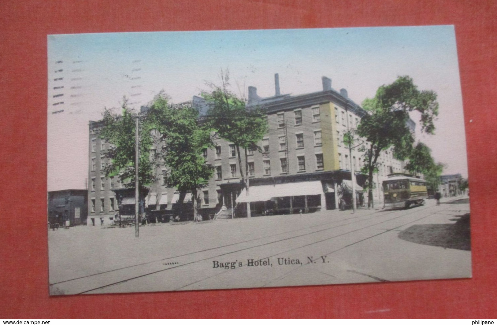 Trolley Bagg's Hotel      Utica  New York   Ref  4708 - Utica