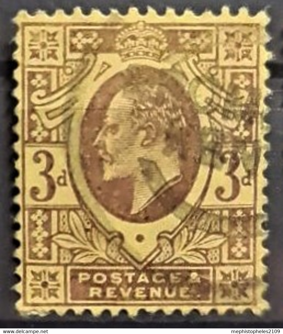GREAT BRITAIN 1902 - Canceled - Sc# 132 - 3d - Used Stamps