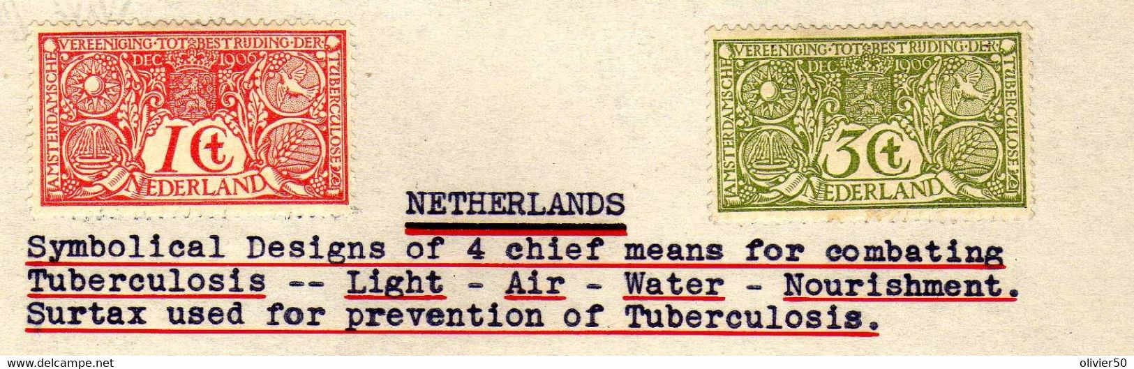 Pays-Bas (1906) - Lutte Contre La Tuberculose -Neufs* - MH - Unused Stamps