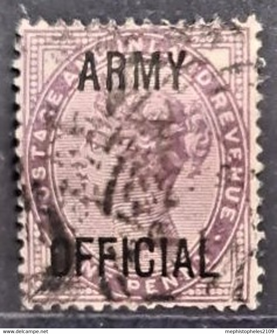 GREAT BRITAIN 1896 - Canceled - Sc# O55 - ARMY OFFICIAL - Service