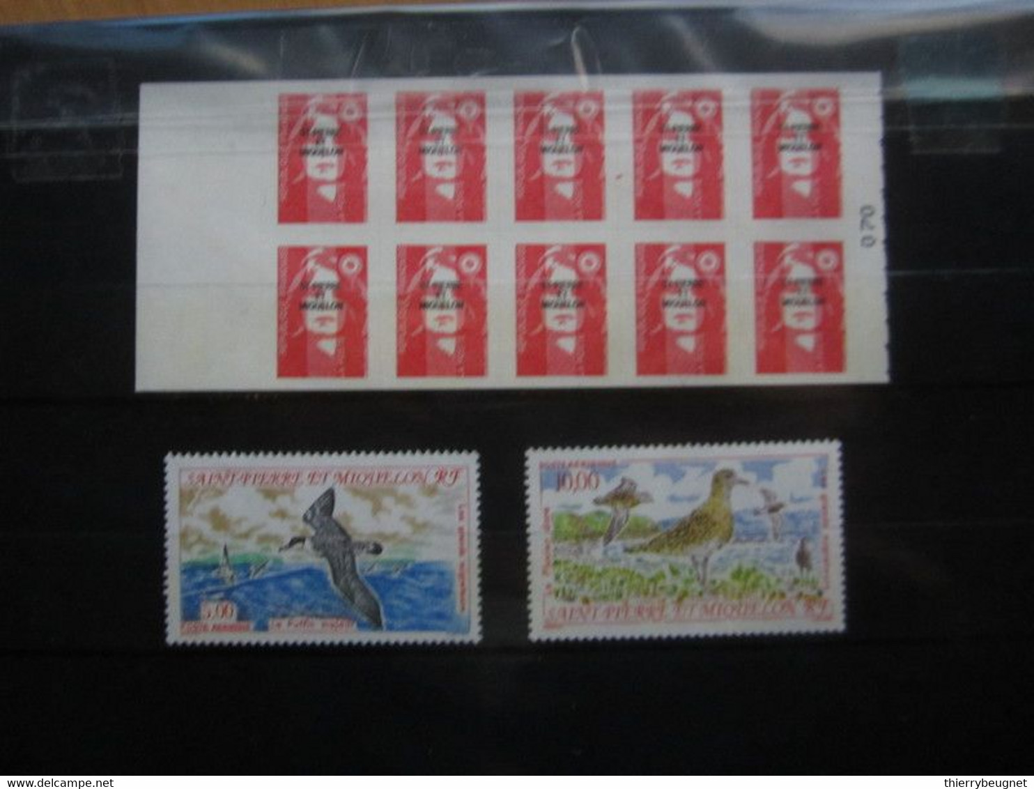 VEND BEAUX TIMBRES DE S.P.M. , ANNEE 1993 + P.A. + CARNET , XX !!! (b) - Années Complètes