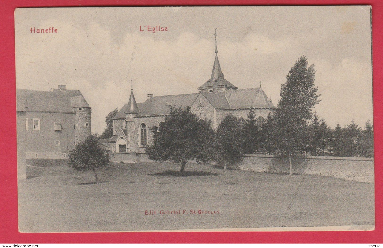 Haneffe - L'Eglise -1913 ( Voir Verso ) - Donceel