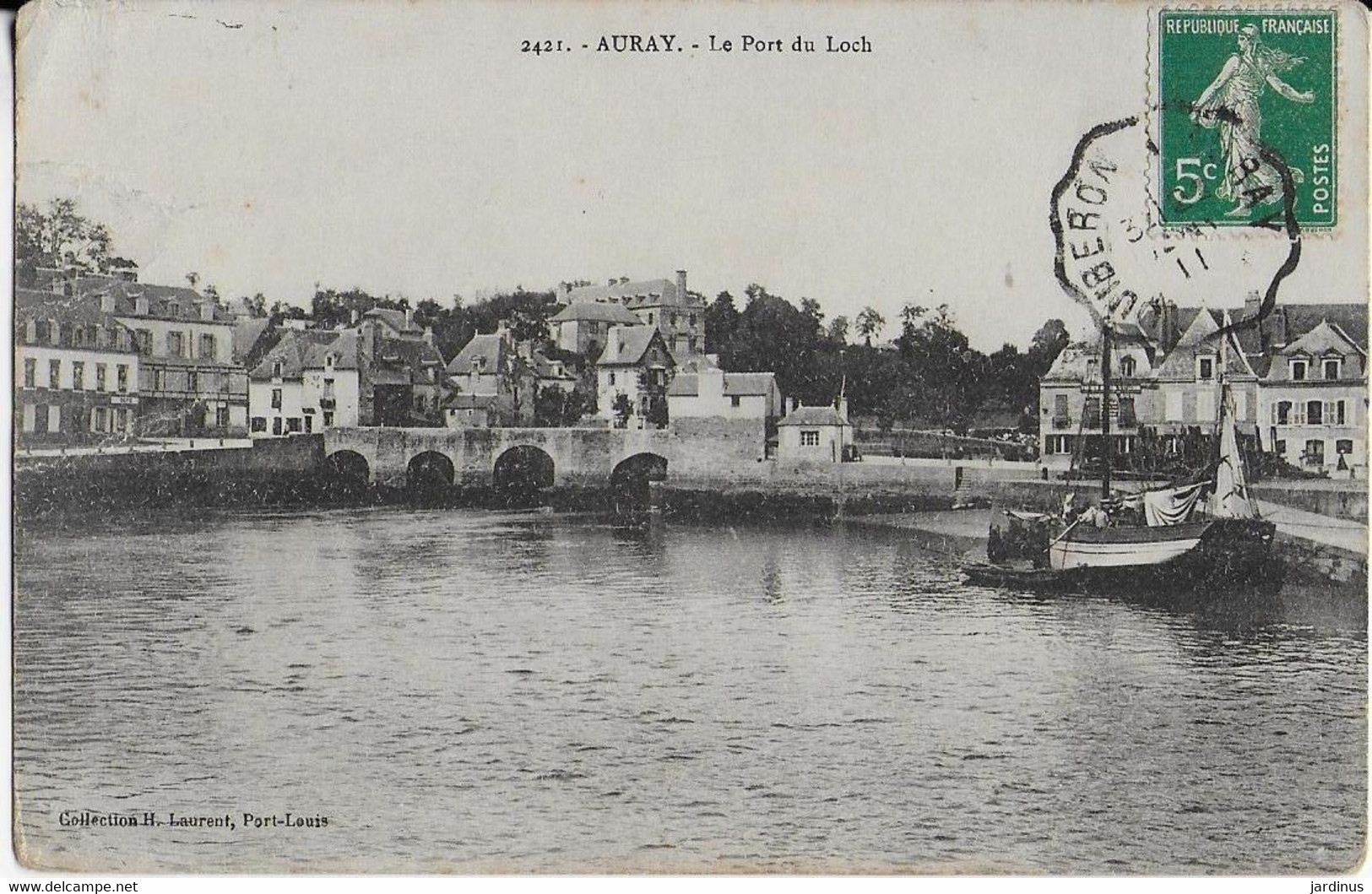 AURAY  : Le Port Du Loch ( 1911 ) - Otros & Sin Clasificación