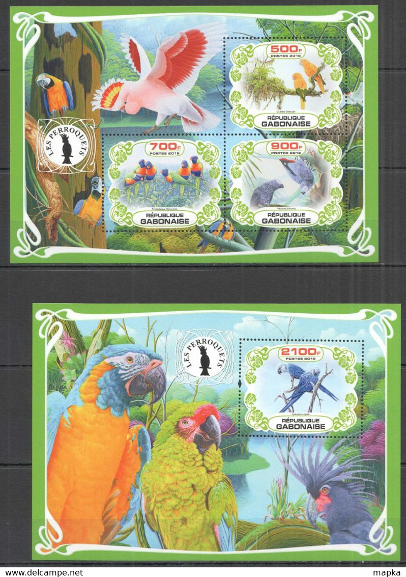 PA031 2019 PARROTS BIRDS FAUNA BL+KB MNH - Parrots