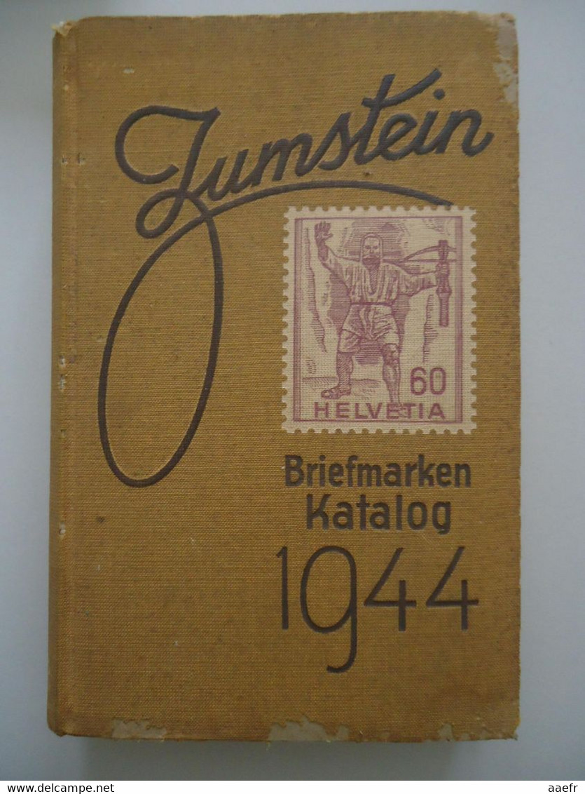 Catalogue Zumstein 1944 - édition Suisse Allemande, Europe - IIIème Reich - Switzerland