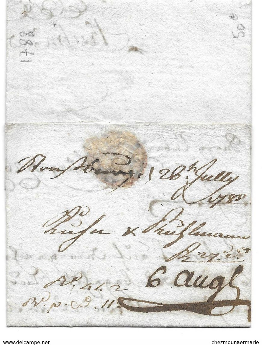 1785 - KUHN ET RUHLMANN POUR REBER A MARIAKIRCH STE MARIE AUX MINES - LIEU DE DEPART A IDENTIFIER - MARQUE POSTALE - Europe (Other)