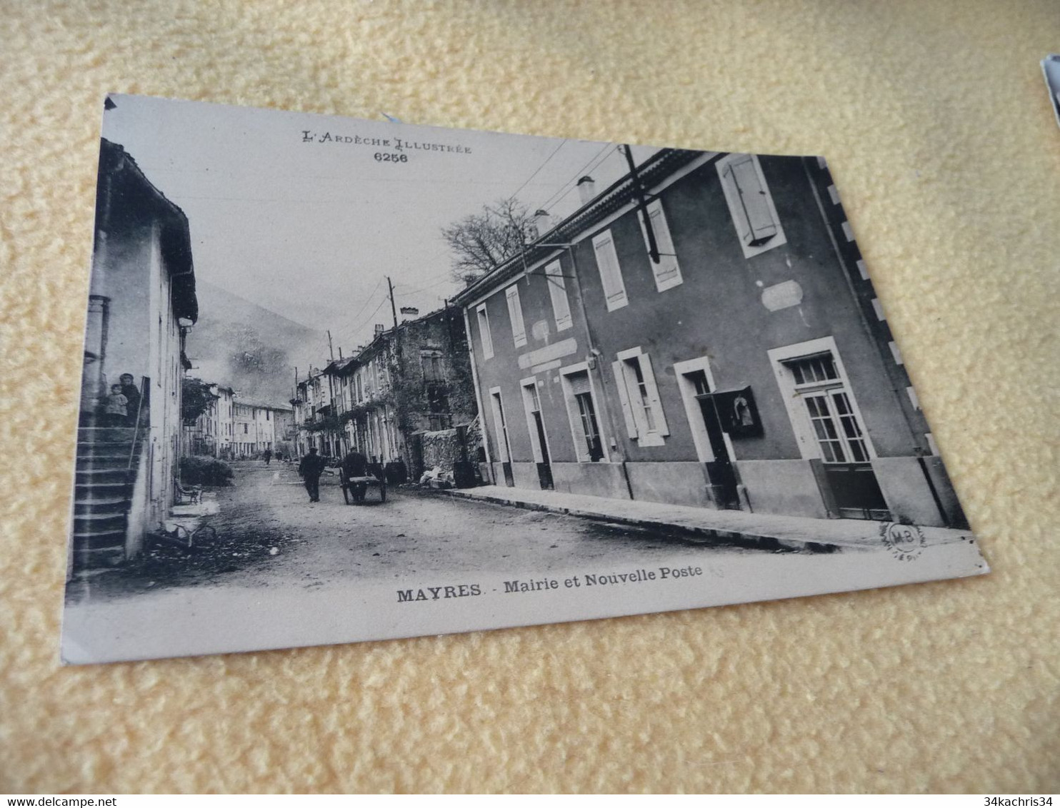 CPA 07 Ardèche Mayres Mairie Et Nouvelle Poste - Altri & Non Classificati