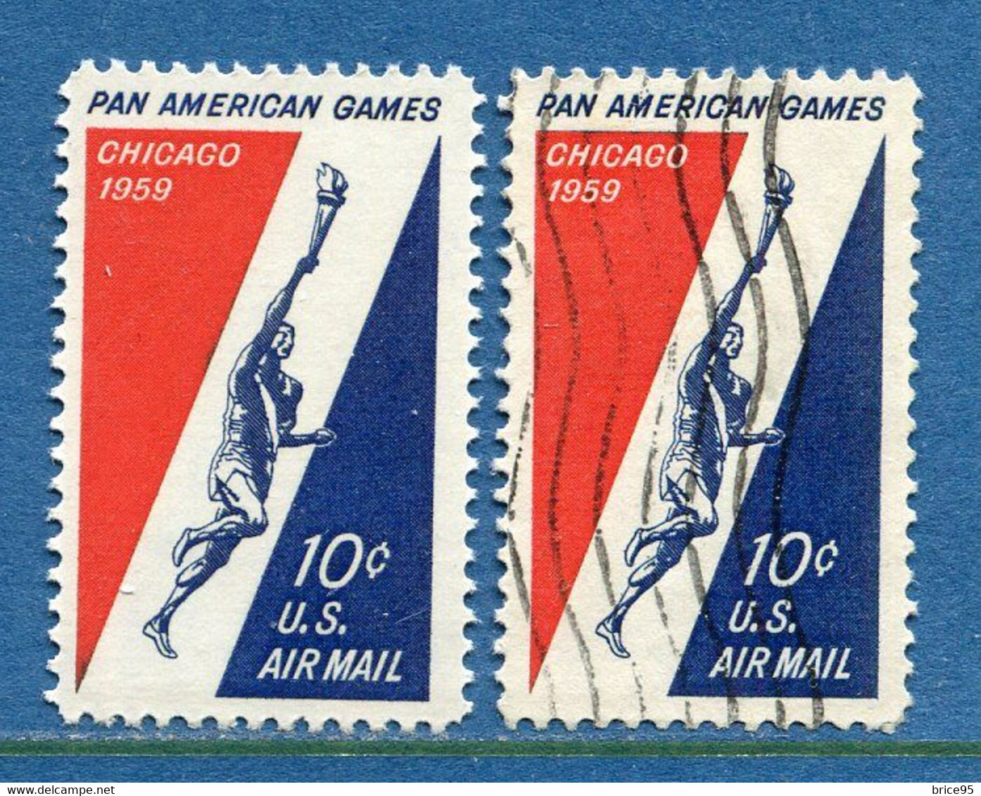 ⭐ Etats Unis - YT PA N° 54 - Neuf Sans Charnière Et Oblitéré - Poste Aérienne - 1959 ⭐ - 2b. 1941-1960 Unused