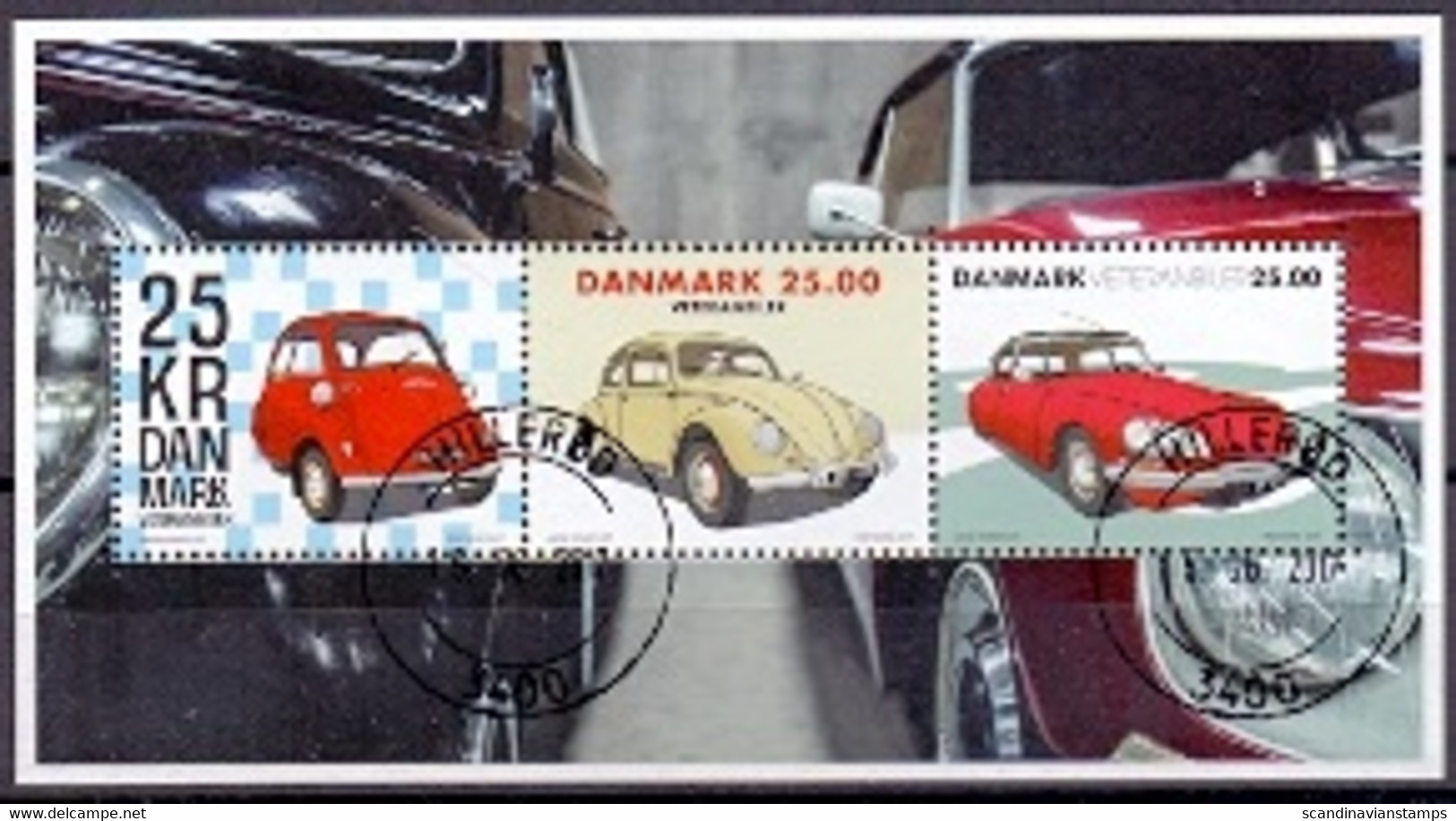 DENEMARKEN 2017 Blok Auto,s NORDIA GB-USED - Usado