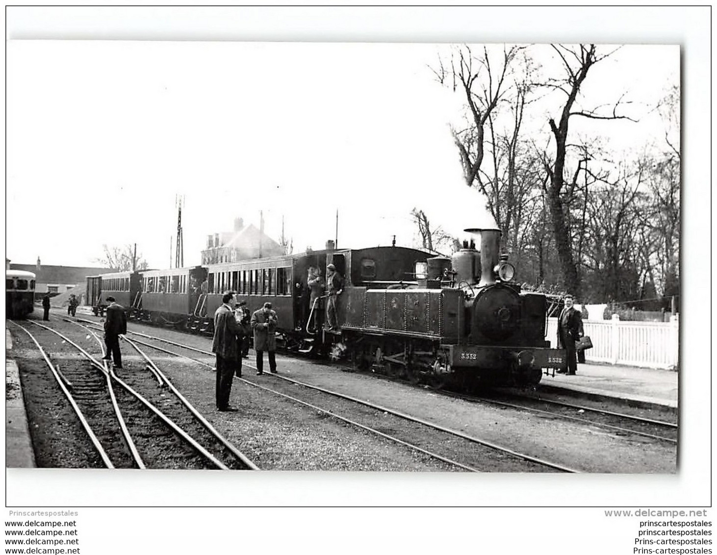 Photo J.H Renaud Format CPA Noyelles Sur Mer La Gare Et Le Train Tramway Ligne De Noyelles Cayeux - Noyelles-sur-Mer