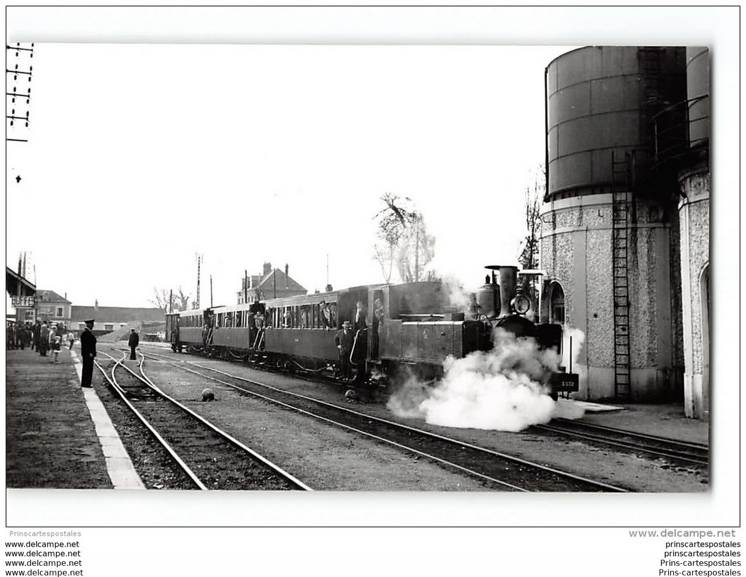 Photo J.H Renaud Format CPA Noyelles Sur Mer La Gare Et Le Train Tramway Ligne De Noyelles Cayeux - Noyelles-sur-Mer