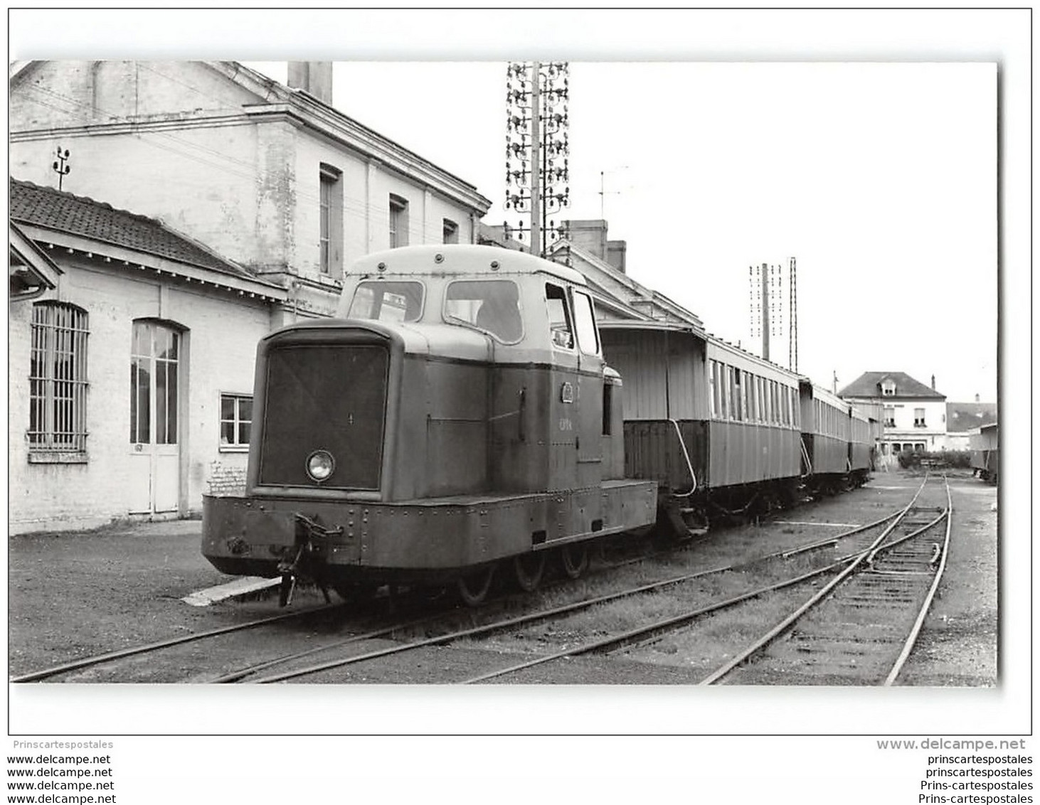 Photo J.H Renaud Format CPA Noyelles Sur Mer La Gare Et Le Train Ligne De Noyelles Cayeux - Noyelles-sur-Mer