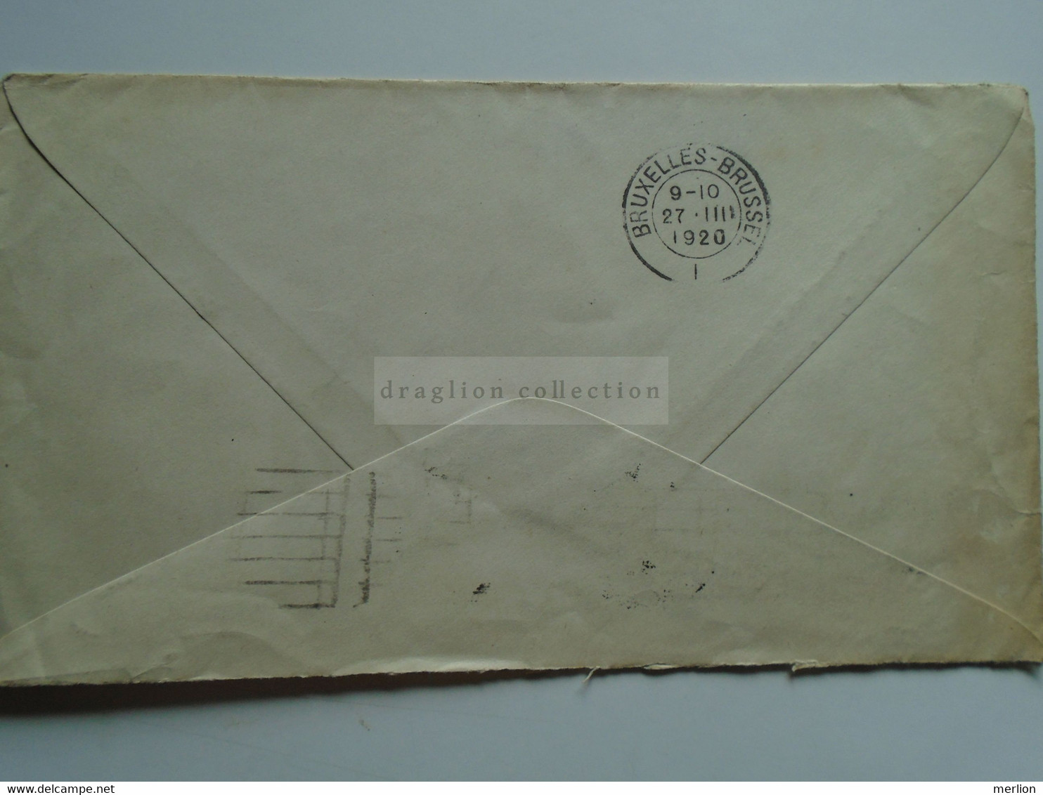 AV649.21  USA - Cover Cancel New York  1920 - Sent To Bruxelles Belgium - Join The Navy TrainingTravel  Hansdtamp - Cartas & Documentos