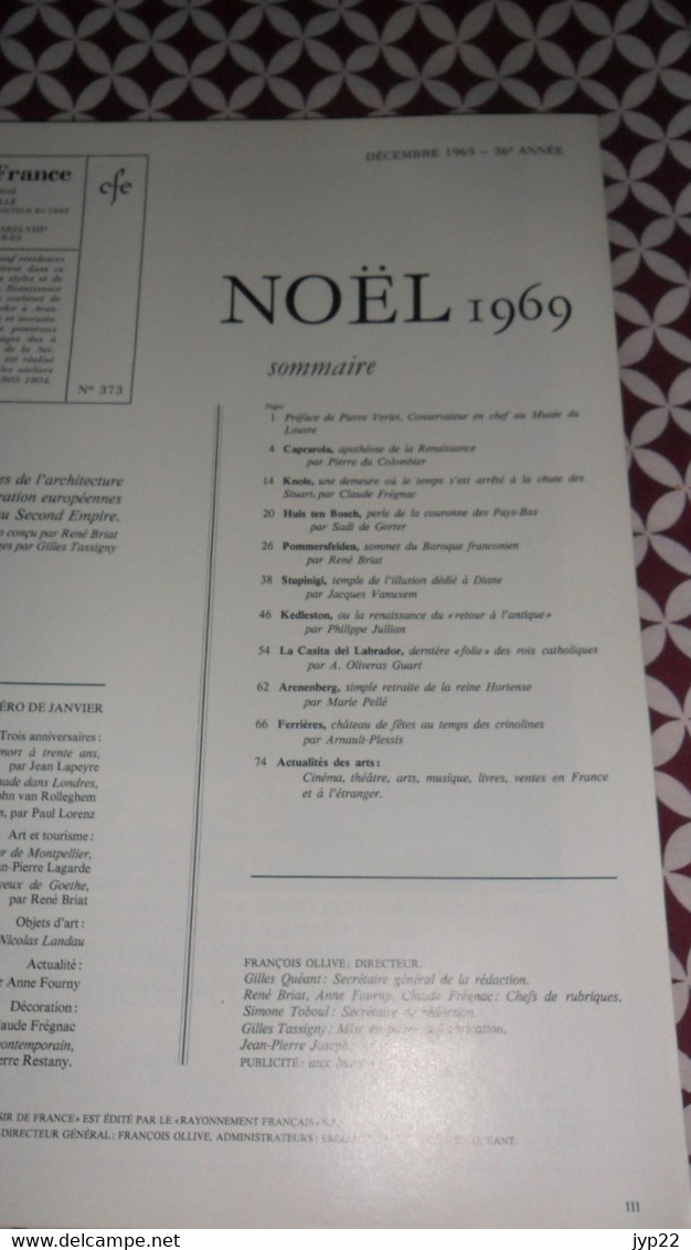 Revue Plaisir De France Décembre 1969 Décoration Ameublement Architecture Mobilier Voyage Jardin Publicité ... Vintage - Maison & Décoration