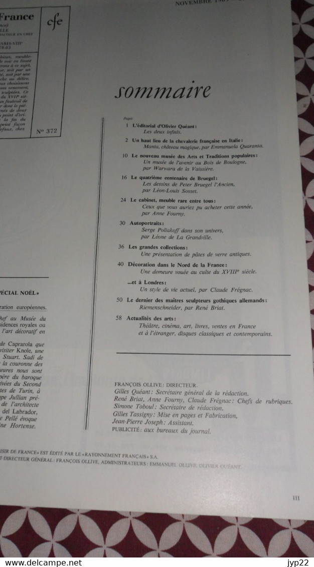 Revue Plaisir De France Novembre 1969 Décoration Ameublement Architecture Mobilier Voyage Jardin Publicité ... Vintage - House & Decoration