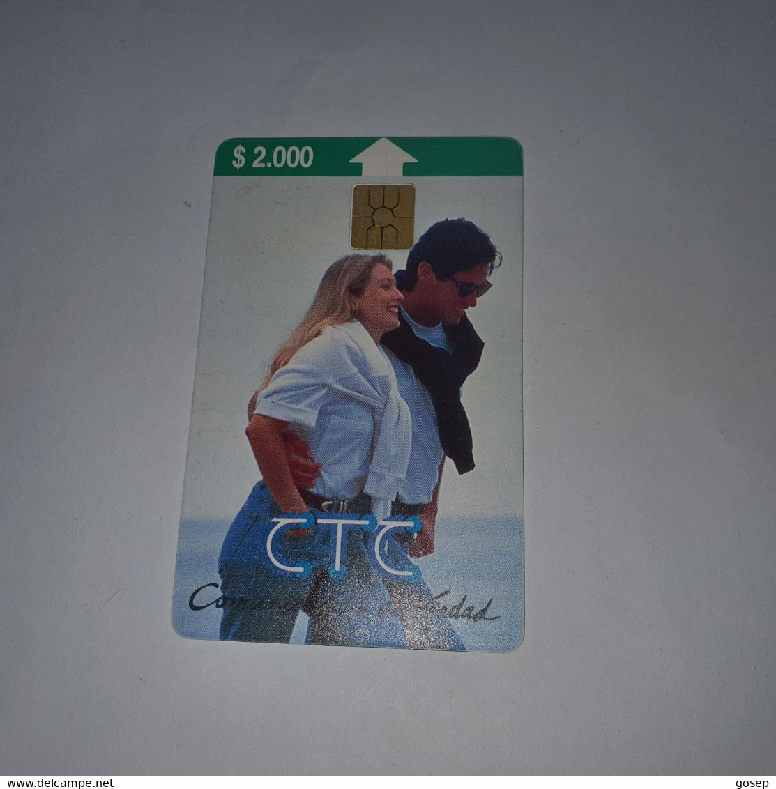 Chile-(cl-ctc22a)-comunicacion-(57)-($2.000)()-(9/1996)-(look Outside)-used Card+1card Prepiad Free - Chile