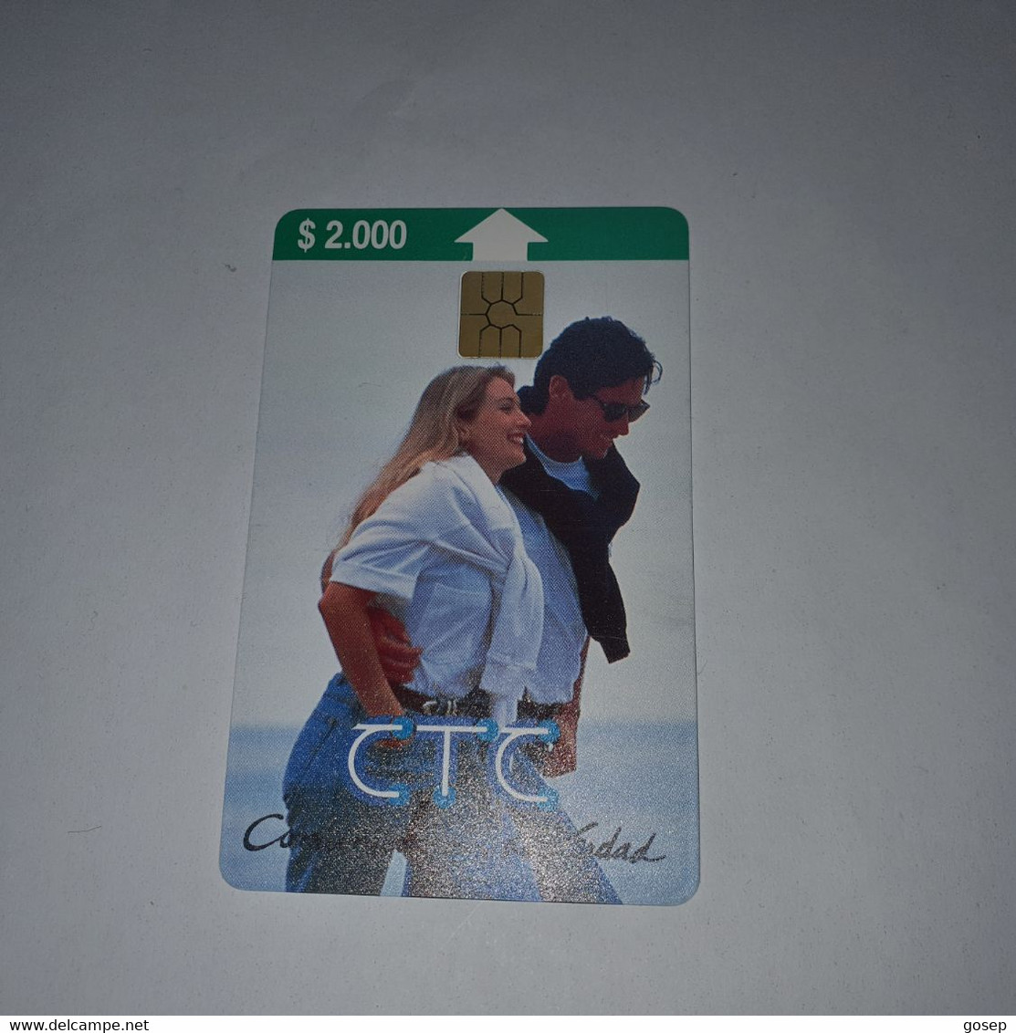 Chile-(cl-ctc22a)-comunicacion-(58)-($2.000)()-(9/1996)-(look Outside)-used Card+1card Prepiad Free - Chile