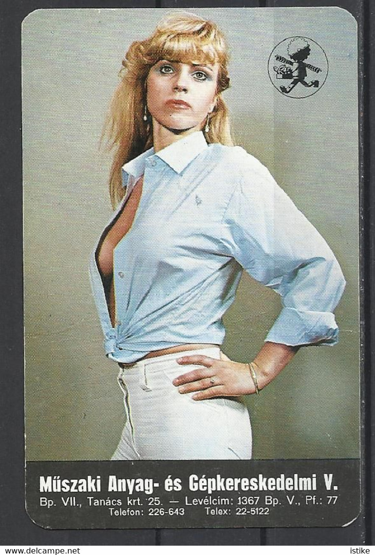 Hungary, Nice Blonde With Big Natural Bobs,1982. - Petit Format : 1981-90