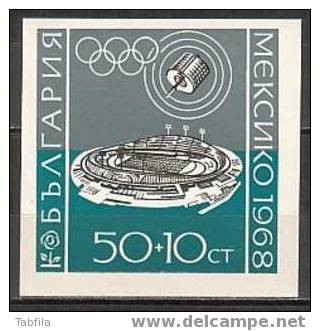 BULGARIE - 1968 - Jeux Olimpiques - Maxico'68 - Bl** - Verano 1968: México