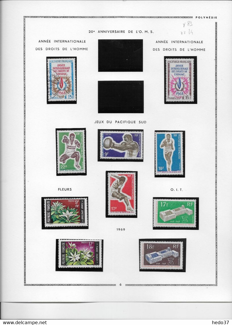 Polynésie - Collection Vendue Page Par Page - Timbres Neufs * Avec Charnière / Oblitérés - TB - Collections, Lots & Series