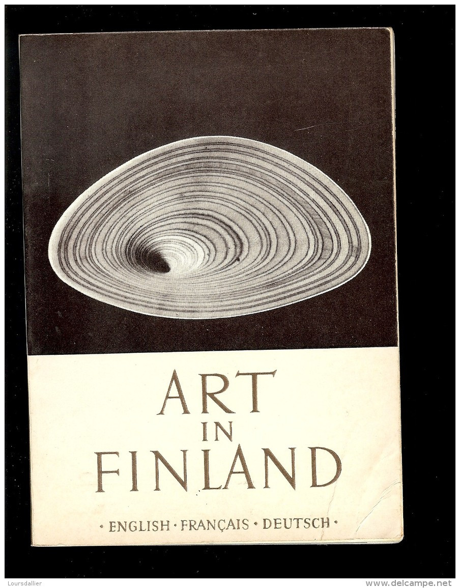 ART IN FINLAND 1952 Lors Des JO HELSINKI En Anglais Français Et Allemand 128 Pages Nombreuses Photos Noir Et Blanc - Europe