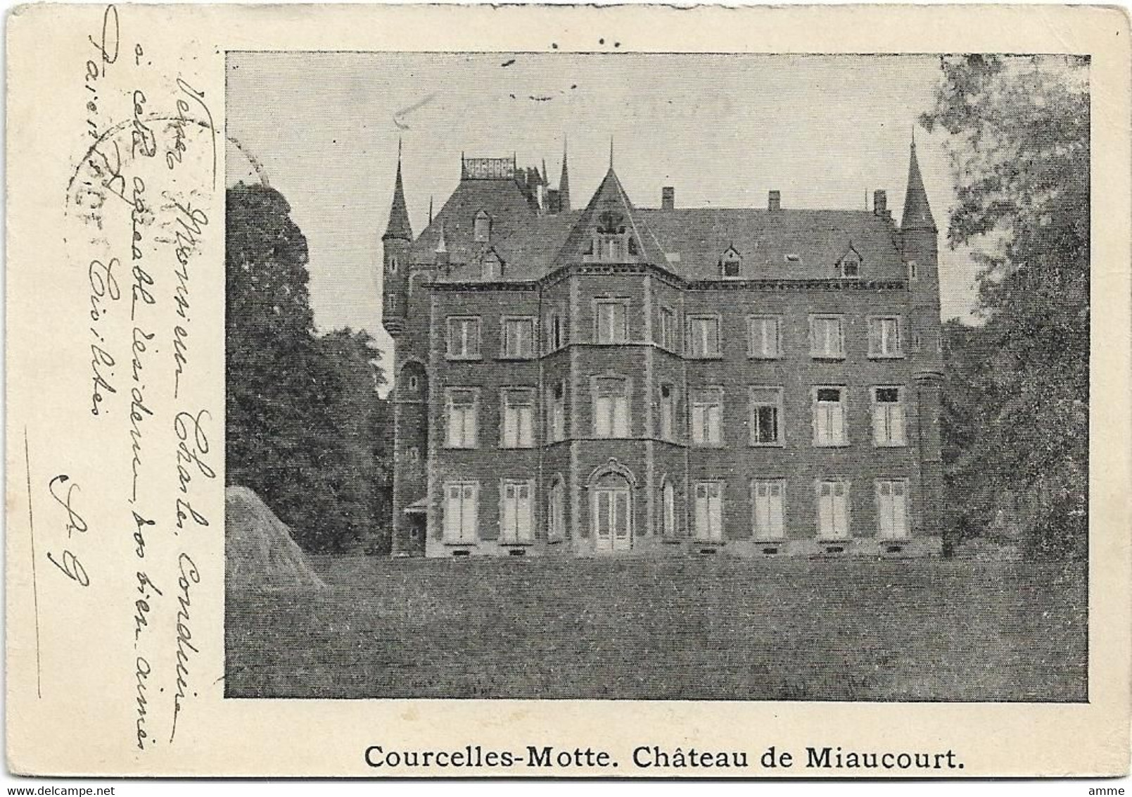 Courcelles - Motte   *  Chateau De Miaucourt - Courcelles