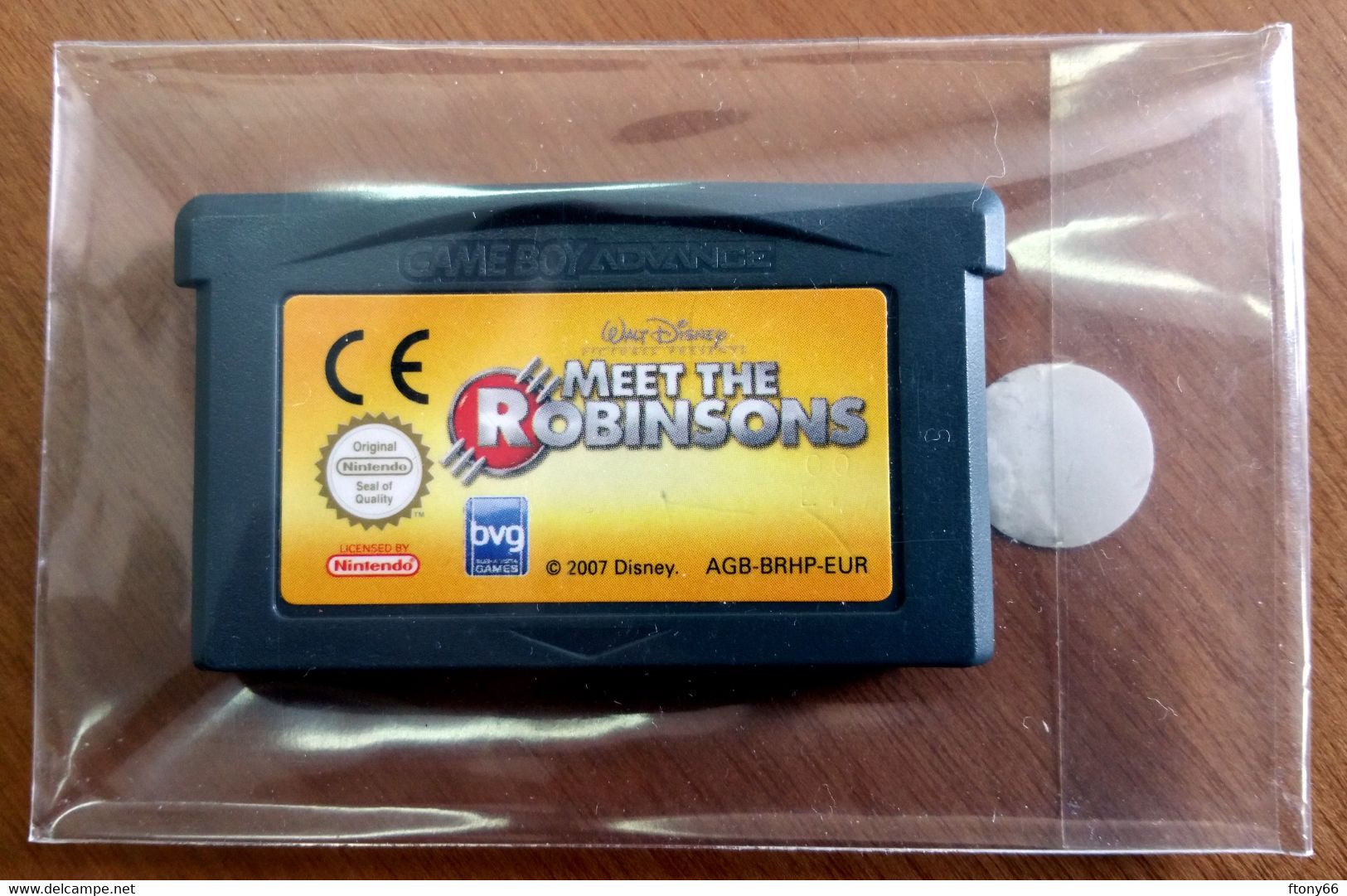 MA21 Gioco Nintendo Game Boy Advance "Walt Disney - Meet The Robinsons - 2007 Usato Senza Custodia - Game Boy Advance