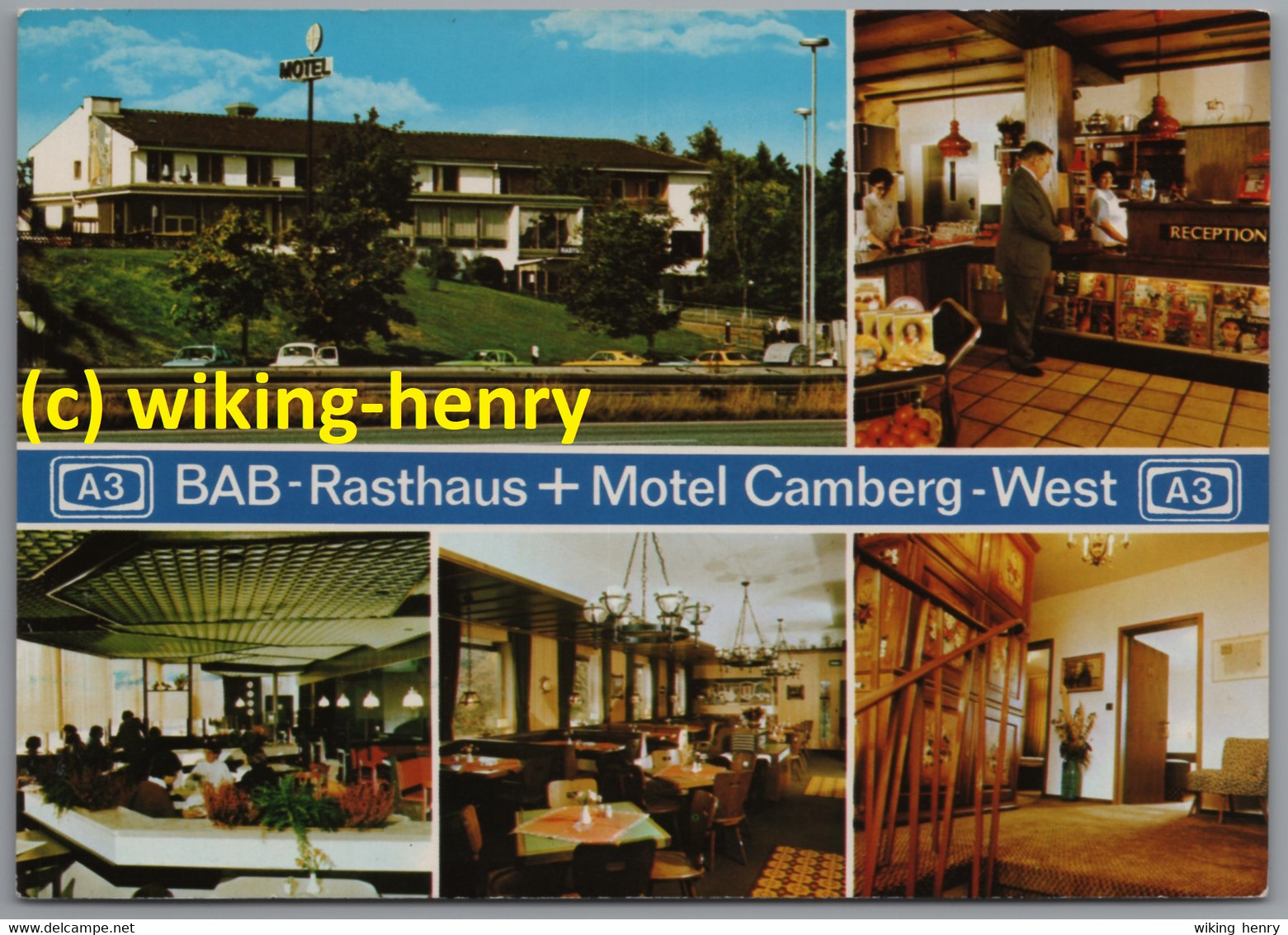 Bad Camberg - BAB Autobahn A3 Rasthaus Motel Camberg West - Bad Camberg
