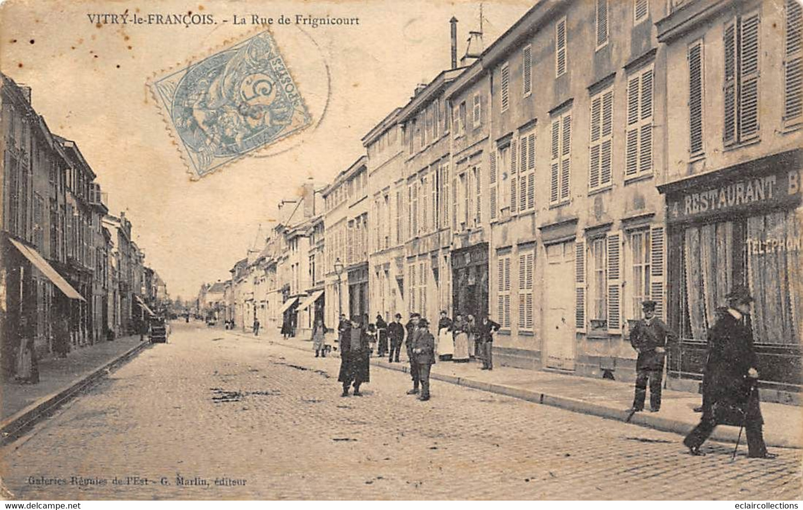 Vitry Le François           51           La Rue De Frignicourt               (voir Scan) - Vitry-le-François