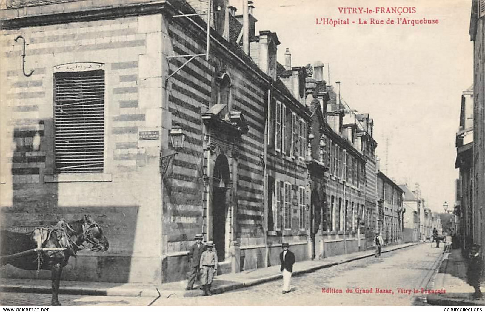 Vitry Le François           51            Hôpital Et Rue De L'Arquebuse           (voir Scan) - Vitry-le-François