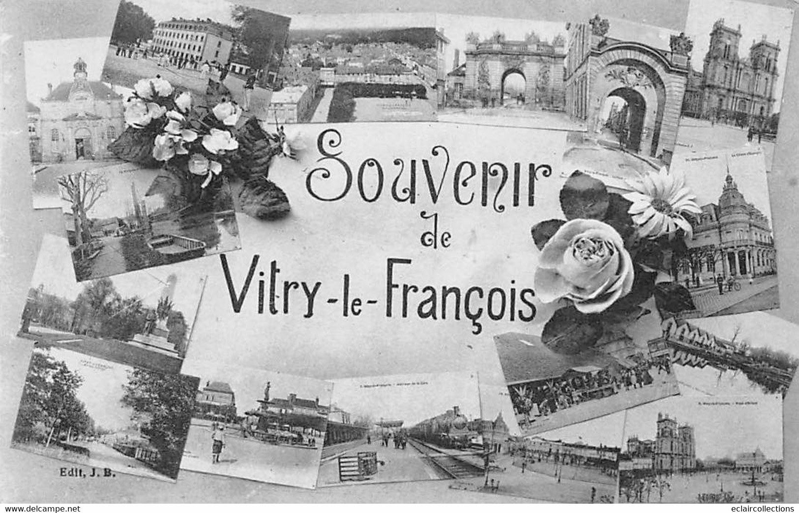 Vitry Le François           51        Souvenir De....      (voir Scan) - Vitry-le-François