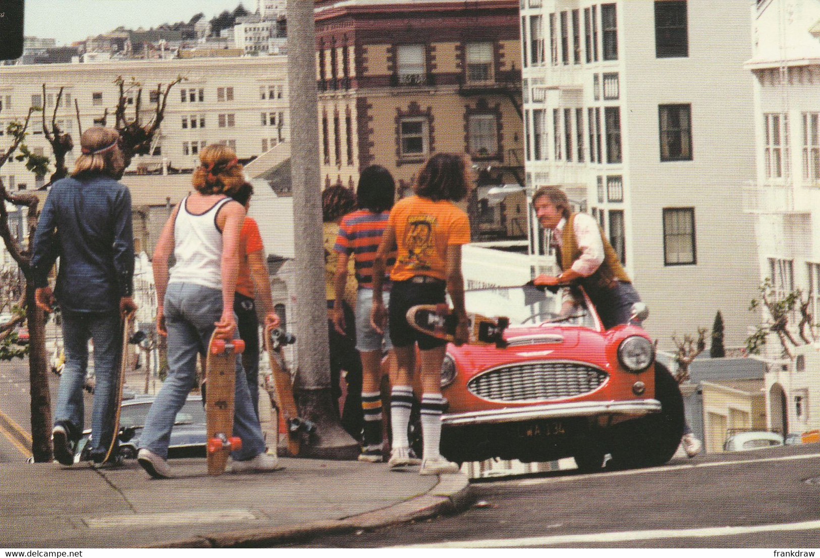 Postcard - Skate Boarding In The Seventies By H. Holland - We Can't All Get In - New - Skateboard