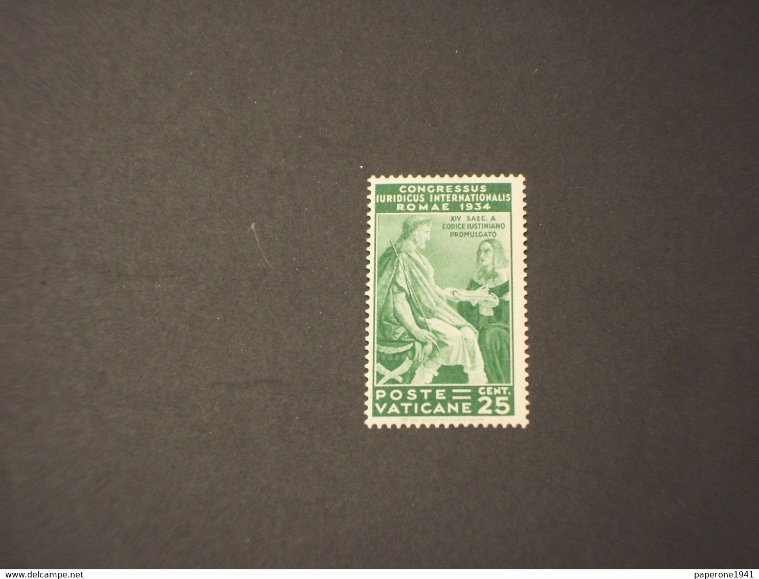 VATICANO - 1935 GIURIDICO 25 C. - NUOVO(++) - Unused Stamps