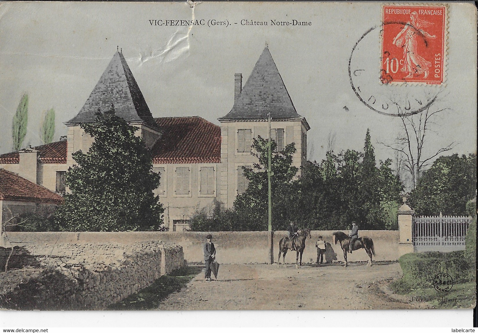 GERS 32.VIC FEZENSAC CHATEAU NOTRE DAME - Vic-Fezensac